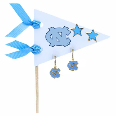 Color Shout University Of Alabama Pennant Pair Earring Set In Blue