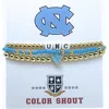 Color Shout University Of North Carolina Love My College Bracelet Stack In Gold