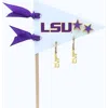 Color Shout University Of South Carolina Pennant Pair Earring Set In Gold