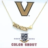 Color Shout Vanderbilt Gold Heart Necklace In Gold