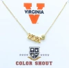 Color Shout Virginia Gold Heart Necklace In Gold
