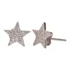 Color Shout Women's Rockstar Stud Earring In Silver In Silver