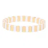 Color Shout Women's She's All That Metallic Bracelet In Gold And White In Multi