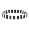Color Shout Women's She's All That Metallic Bracelet In Silver And Black In Multi