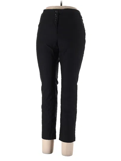 Pre-owned Color Swatch Dress Pants In Black