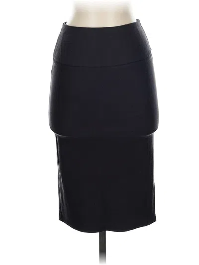 Pre-owned Color Swatch Formal Skirt In Gray