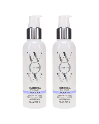 Color Wow 13.4oz Dream Cocktail Carb-infused 2 Pack In Transparent
