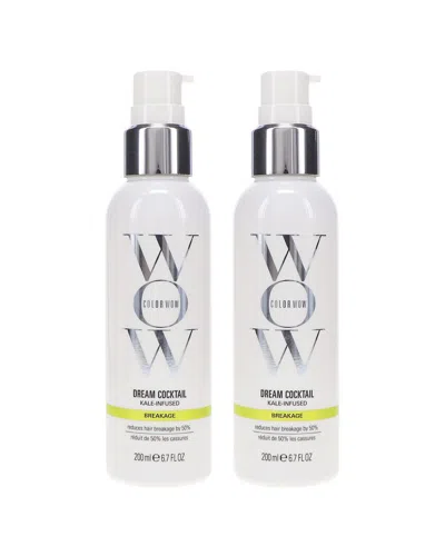 Color Wow 13.4oz Dream Cocktail Kale-infused 2 Pack In Transparent