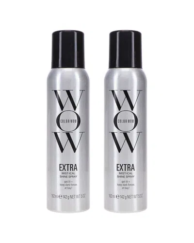 Color Wow 5oz Extra Mist-ical Shine Spray 2 Pack In Gray