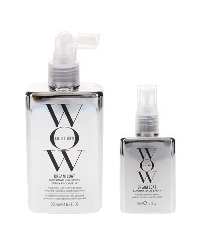 Color Wow 8.4oz Dream Coat Supernatural Spray Combo Pack In Transparent