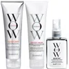 Color Wow Dream Clean Normal To Thick And Travel Dream Coat Supernatural Spray Trio