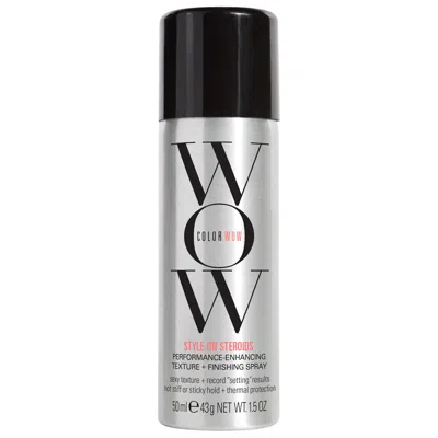 Color Wow Mini Style On Steroids Color-safe Texture Spray 1.5 oz / 50 ml In White