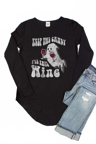 Colorbear Women's Keep The Candy Shirt In Black