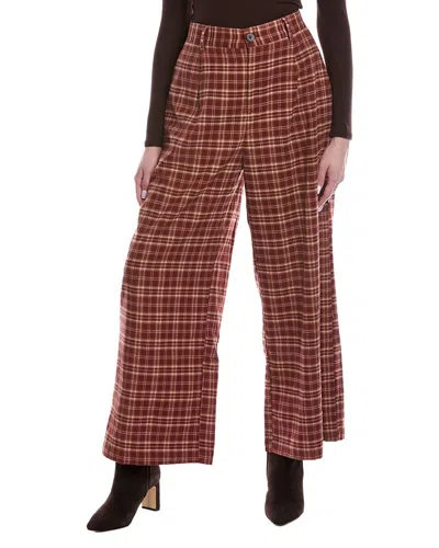 Colorblock Color Block Pant In Brown