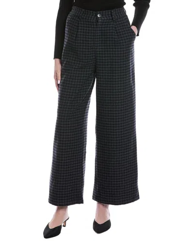 Colorblock Color Block Wool-blend Pant In Blue