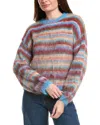 Colorblock Color Block Wool-blend Pullover In Multi