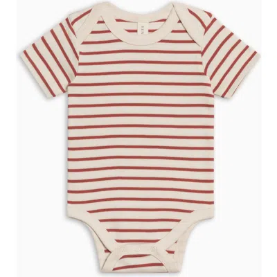 Colored Organics Kids'  Afton Bodysuit In Red