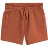 Colored Organics Babies'  Chris Organic French Terry Shorts In Brown