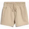 Colored Organics Babies'  Chris Organic French Terry Shorts In Brown