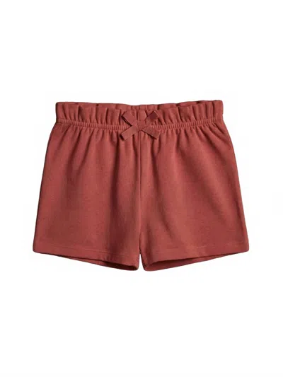 Colored Organics Kids' Girls Fay Ruffle Waist Shorts In Barn In Multi