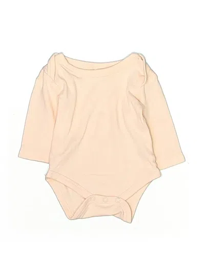 Pre-owned Colored Organics Babies' Long Sleeve Onesie In Brown