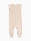 Colored Organics Maci Organic Waffle Flutter Tank Romper