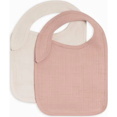 Colored Organics Kids'  Organic 2-pack Muslin Bibs