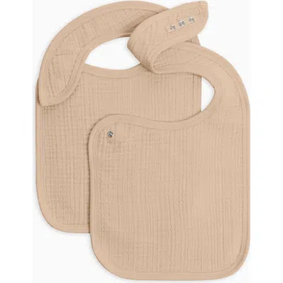 Colored Organics Kids'  Organic 2-pack Muslin Bibs