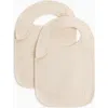 Colored Organics Kids'  Organic 2-pack Muslin Bibs