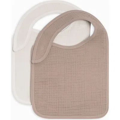 Colored Organics Kids'  Organic 2-pack Muslin Bibs