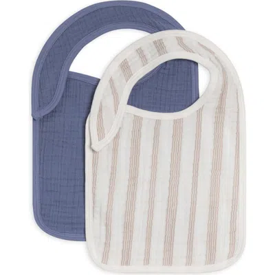 Colored Organics Kids'  Organic 2-pack Muslin Bibs