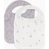 Colored Organics Kids'  Organic 2-pack Muslin Bibs In Multi