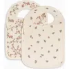 Colored Organics Kids'  Organic 2-pack Muslin Bibs In Neutral