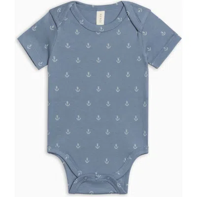 Colored Organics Kids'  Organic Afton Bodysuit In Blue