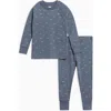 Colored Organics Kids'  Organic Cotton 2 Piece Long Sleeve Jammie Set