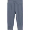 Colored Organics Babies'  Organic Cotton Ailsa Seamed Joggers In Blue