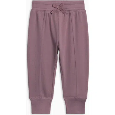 Colored Organics Babies'  Organic Cotton Ailsa Seamed Joggers In Brown