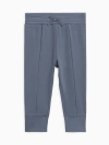 Colored Organics Organic Cotton Ailsa Seamed Joggers In Gray