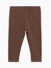 Colored Organics Babies'  Organic Cotton Jay Leggings In Brown