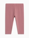 Colored Organics Kids'  Organic Cotton Jay Leggings In Pink