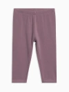 Colored Organics Kids'  Organic Cotton Jay Leggings In Purple
