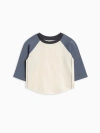 Colored Organics Kids'  Organic Cotton Louie Baseball Tee