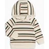 Colored Organics Organic Cotton Madison Hooded Pullover T-shirt In Neutral