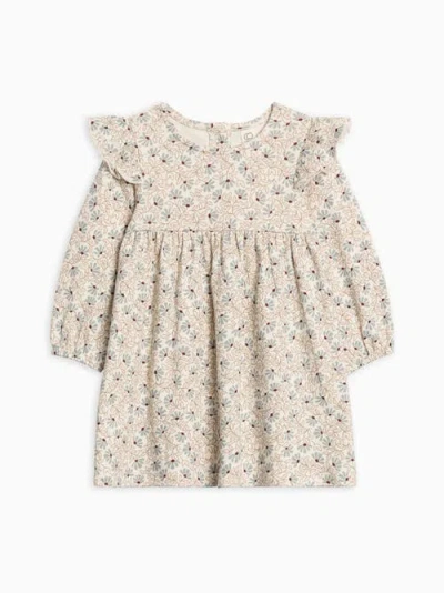 Colored Organics Babies'  Organic Cotton Mika Armhole Ruffle Long Sleeve Dress