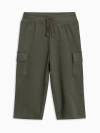 Colored Organics Kids'  Organic Cotton Will Cargo Pants In Green