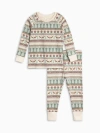 Colored Organics Organic Holiday 2 Piece Long Sleeve Jammie Set