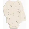 Colored Organics Kids'  Organic Holiday River Bodysuit In Neutral