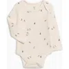 Colored Organics Kids'  Organic Holiday River Bodysuit In Neutral