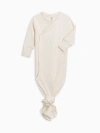 Colored Organics Kids'  Organic Indy Kimono Gown In White