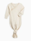 Colored Organics Kids'  Organic Indy Kimono Gown In Brown